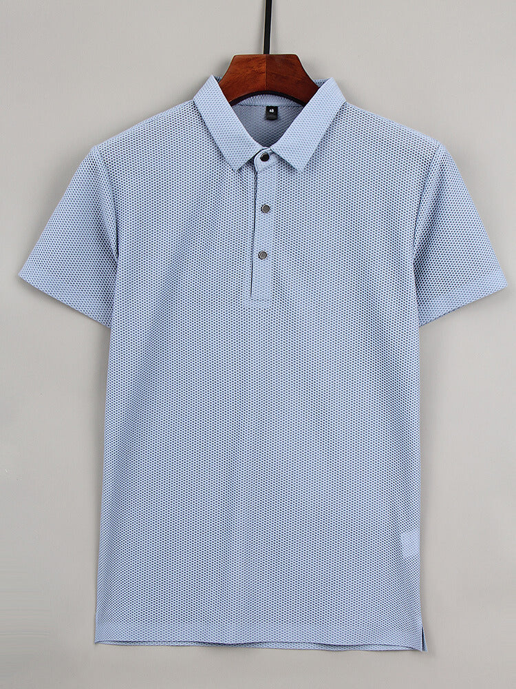 Polo Hombre Seda Elegante Clásico - Vestiria
