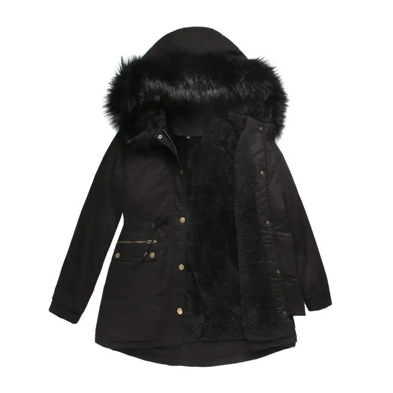 Chaquetón de algodón mujer cálido