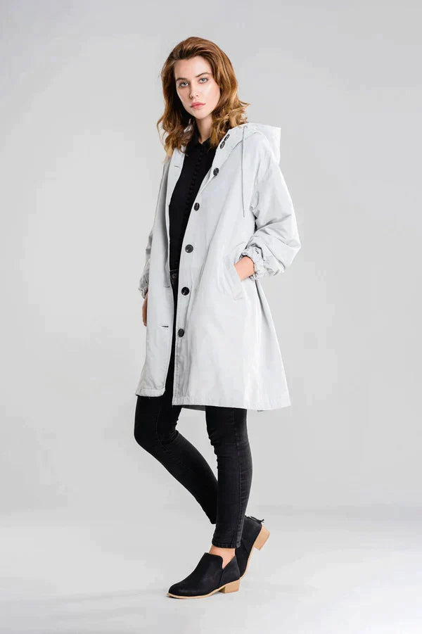 Chaqueta de lluvia ligera para mujer