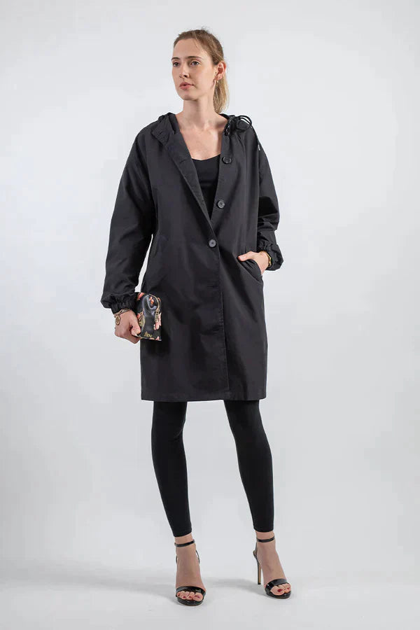 Chaqueta de lluvia ligera para mujer
