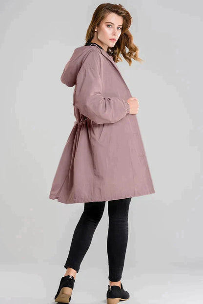 Chaqueta de lluvia ligera para mujer