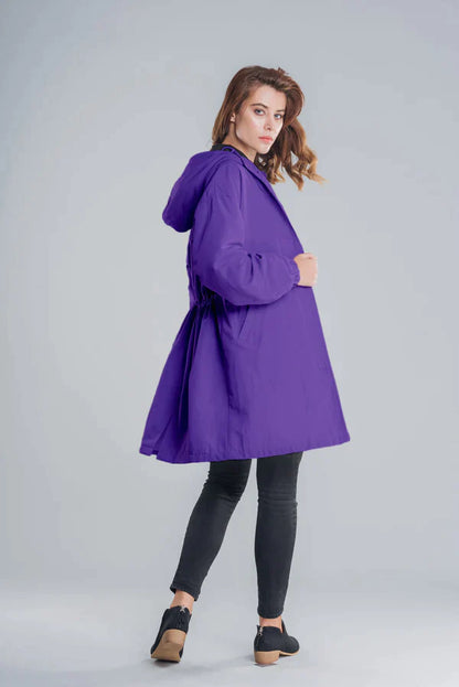 Chaqueta de lluvia ligera para mujer