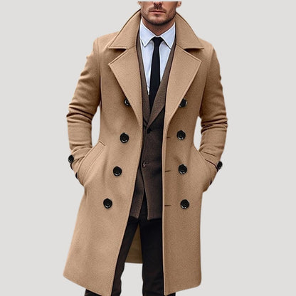 Abrigo Hombre Invierno Grande Abierto Doble