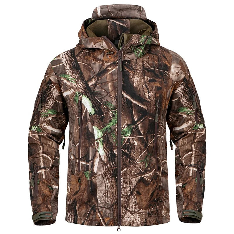 Chaqueta Impermeable Camuflaje Hombre