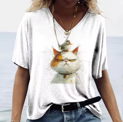 Camisetas Blancas con Conejos Divertidos