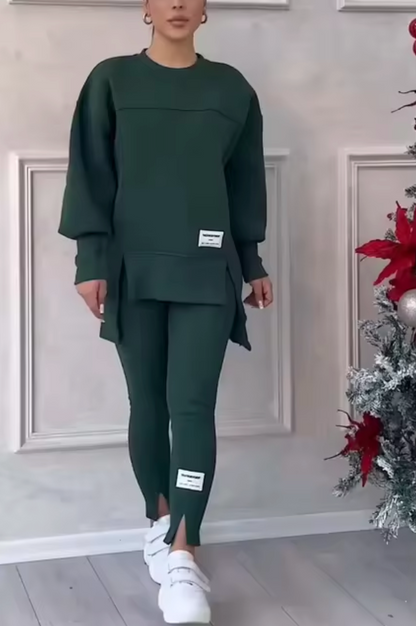 Conjunto de punto cómodo mujer
