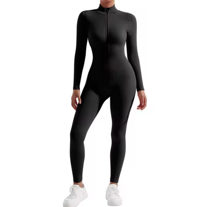 Mono ajustado con cremallera delantero