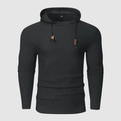 Sudadera Hombre Capucha Cuello Alto