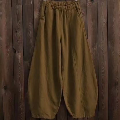 Pantalón Lino Suave y Amplio