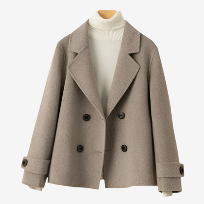 Chaqueta de lana Mujer Corta y Elegante