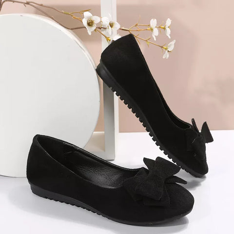 Bailarinas Planas Invierno Mujer con Lazo - Vestiria