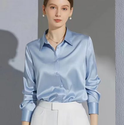 Blusa Satinada Glamour Femenina