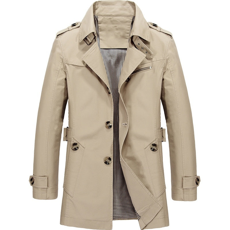 Abrigo Trench Clásico Mujer Impermeable - Vestiria