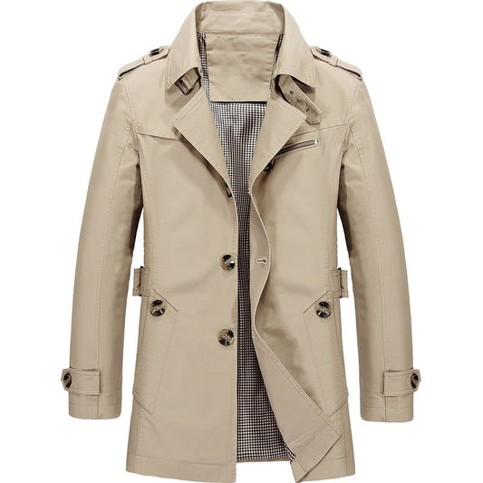 Abrigo Trench Clásico Mujer Impermeable - Vestiria