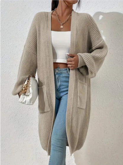 Chaqueta de punto informal mujer
