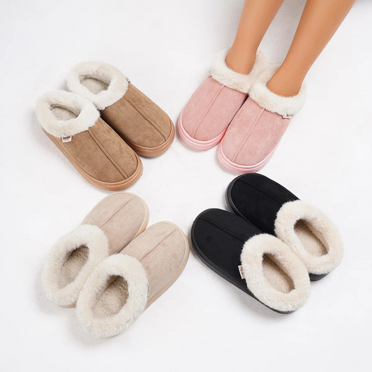 Pantuflas Mujer Suaves Algodón Cálido - Vestiria