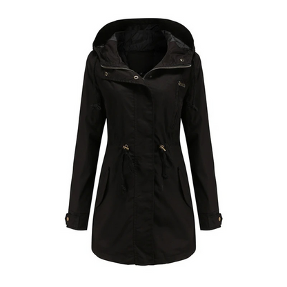 Abrigo Trench Impermeable Mujer Elegante