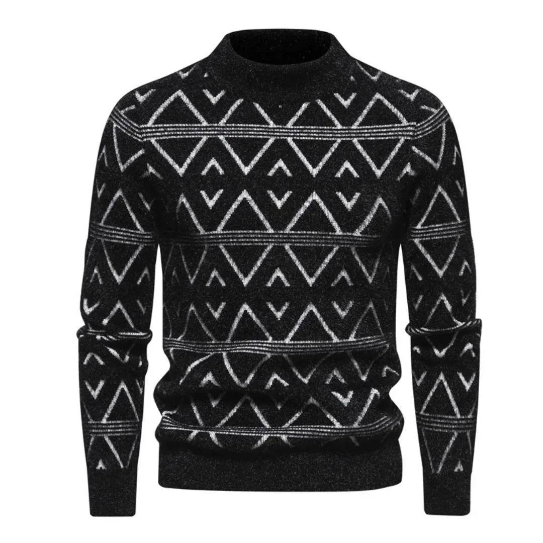 Jersey de moda estampado para hombre elegante