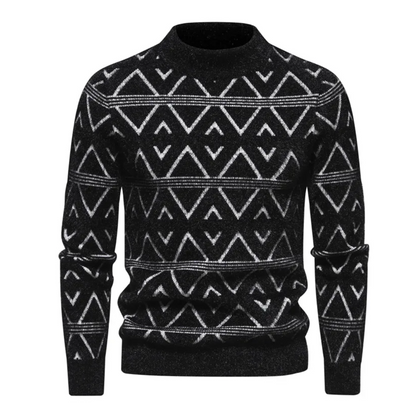 Jersey de moda estampado para hombre elegante
