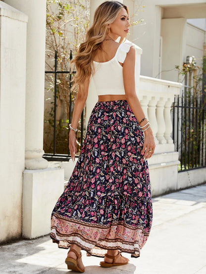 Falda Mujer Cintura Alta Estilo Verano Fresh - Vestiria