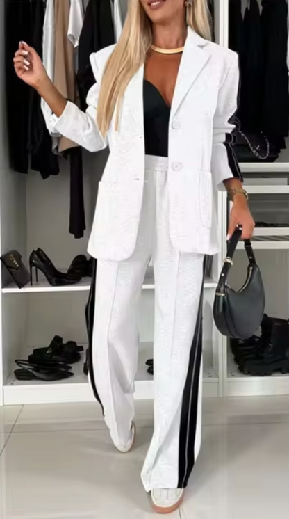 Traje de mujer algodón clásico y elegante