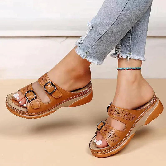 Sandalias Mujer Verano Estilo Decorativo - Vestiria