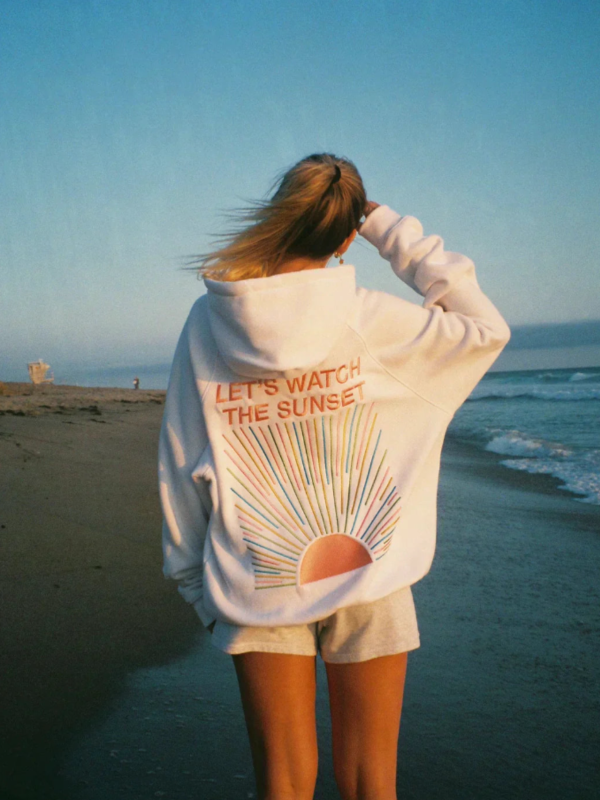 Sudadera Capucha Mujer Suave Atardecer - Vestiria