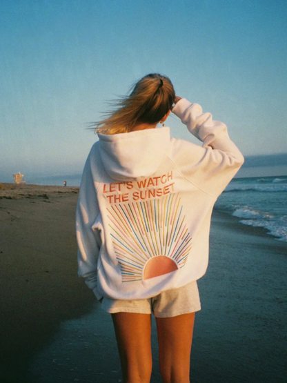 Sudadera Capucha Mujer Suave Atardecer - Vestiria