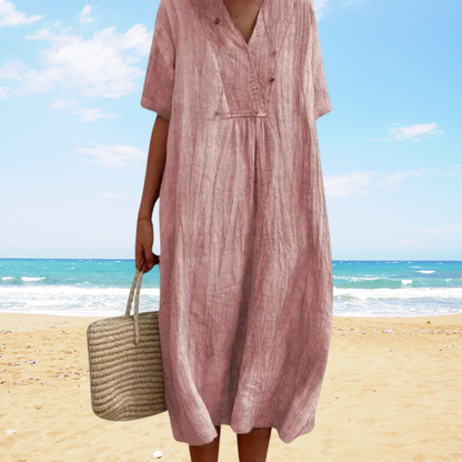 Vestido Verano Ligero con Escote en V