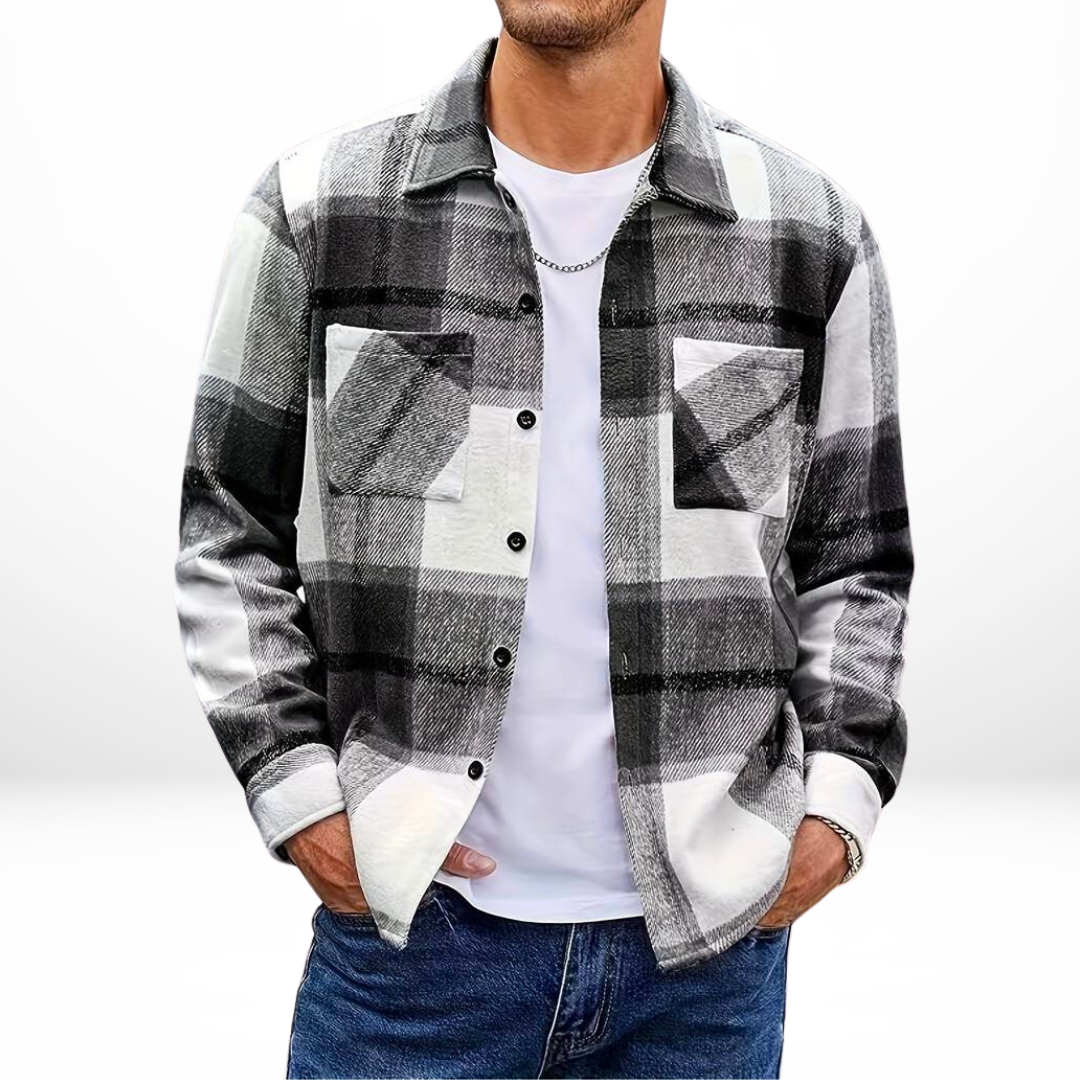 Camisa Cuadros Hombre Casual