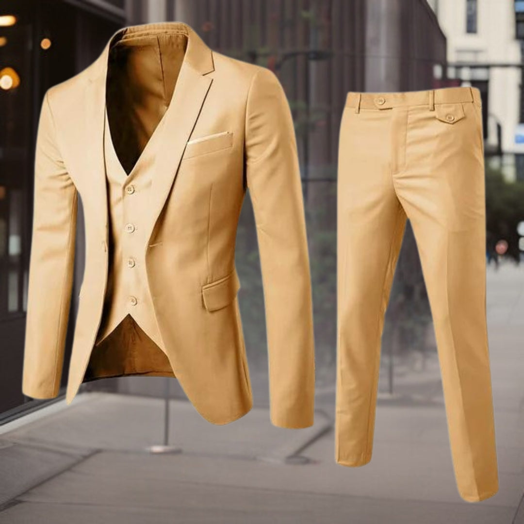 Trajes Slim Clásicos 3 Piezas Elegantes