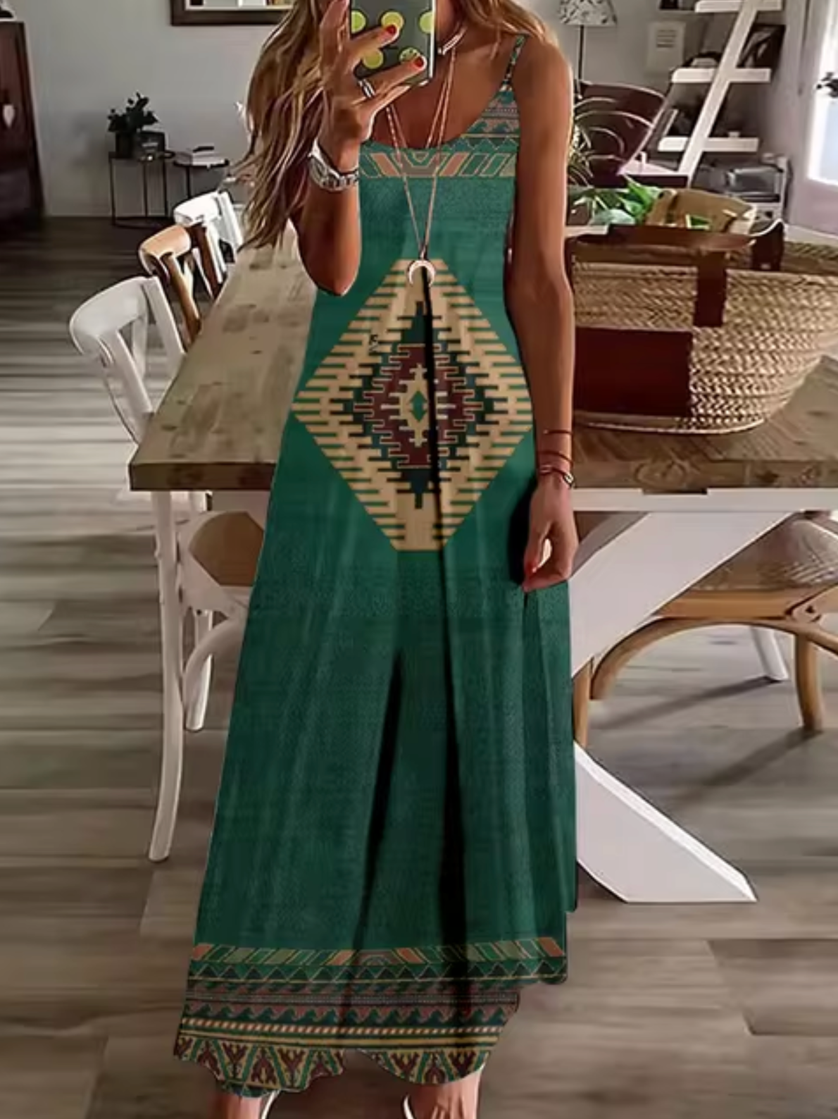 Vestidos Boho Grande Estilo Retro