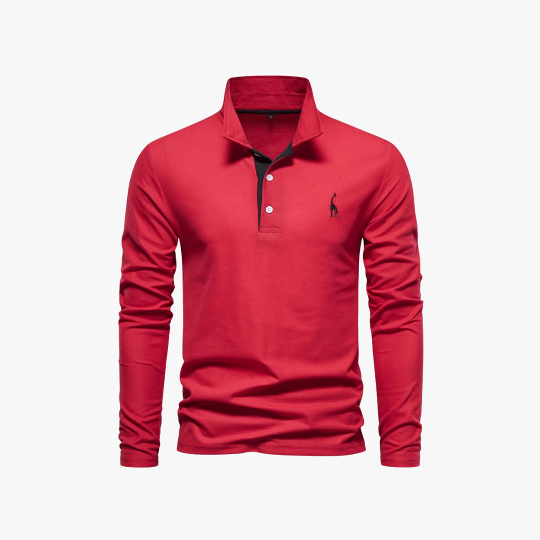 Polo Hombre Cuello Alto Ajustado