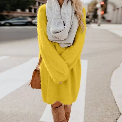 Vestido Cálido de Punto Algodián Mujer