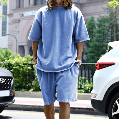 Conjunto Verano Camiseta Grande Pantalón Corto