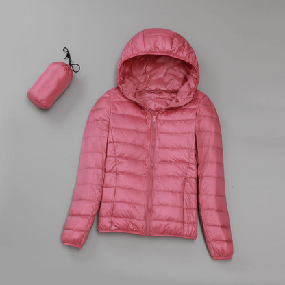 Chaquetón Invierno Mujer Acolchado Con Capucha