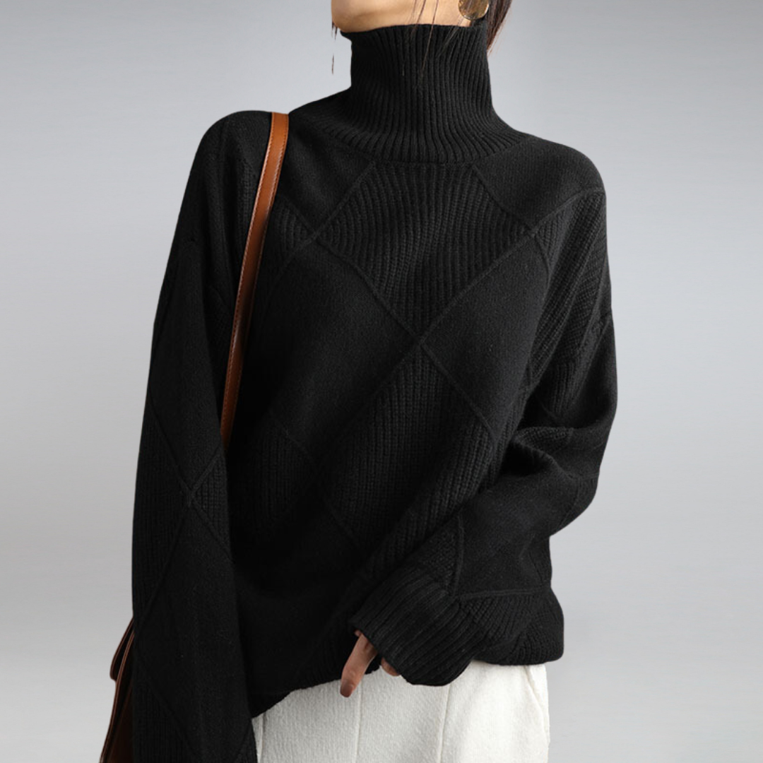 Jersey Cuello Alto Mujer Calentito