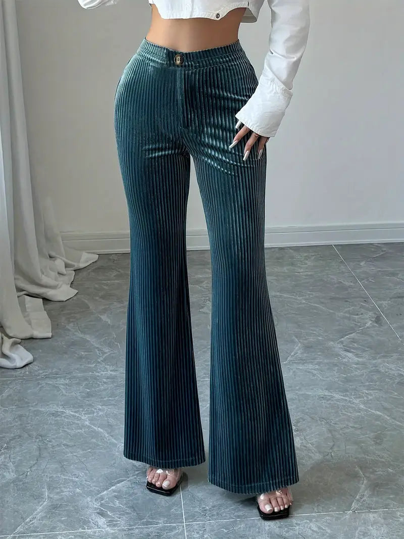 Cinta para Pantalón de Terciopelo Alto y Ancho - Vestiria