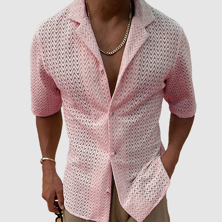 Camisa de punto básica elegante