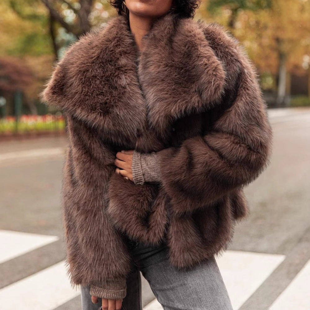 Chaquetón Mujer Tejido Suave Cálido - Vestiria