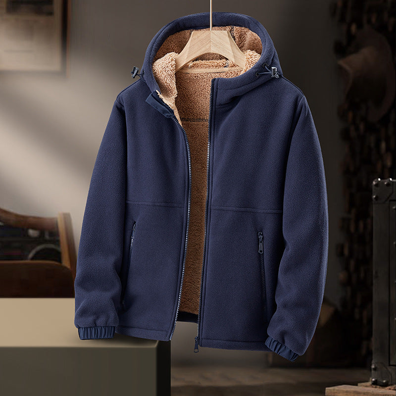 Chaqueta Hombre Piel Sintética Cálida