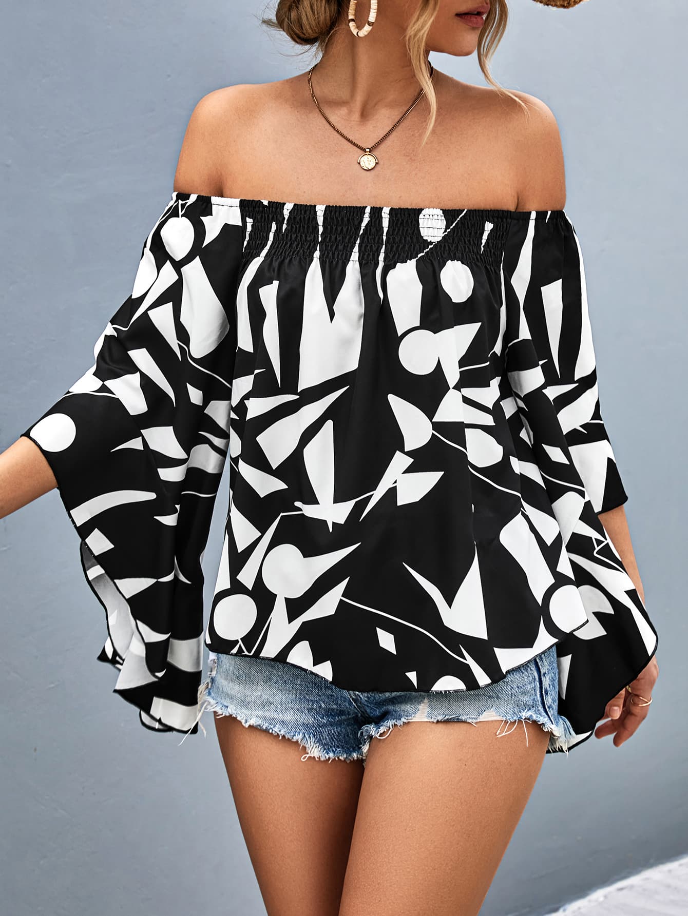 Blusa Mujer Elegante Escote Abierto - Vestiria