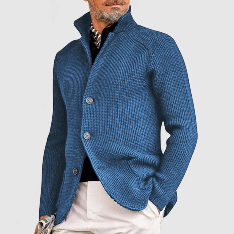 Chaqueta de punto clásica para hombre