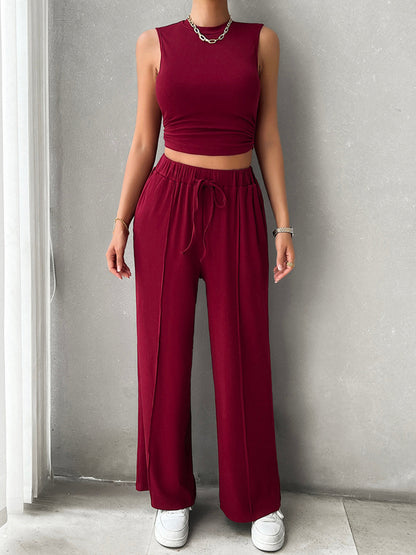 Conjunto Deportivo Camiseta y Pantalón Cómodo