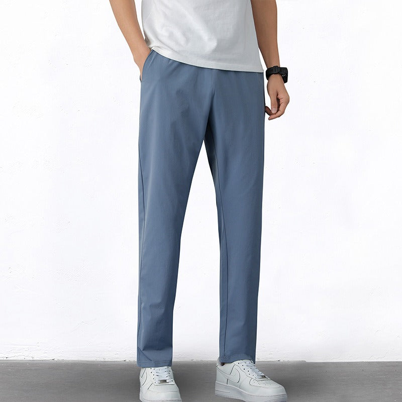 Pantalones Hombre Pitillo Elásticos Cómodos
