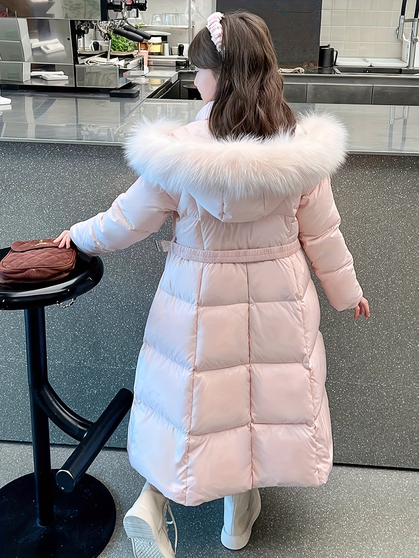 Abrigo Niña Invierno Acogedor con Capucha - Vestiria