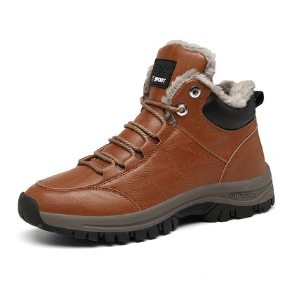 Botas Hombre Impermeables de Cuero Resistente