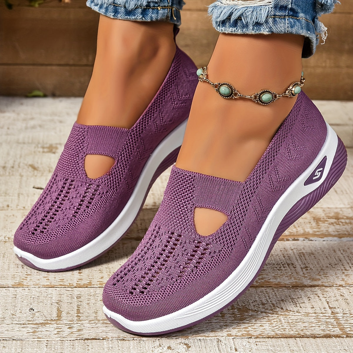 Zapatillas Mujer Comodas y Livianas con Cuña - Vestiria