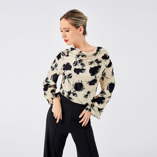 Blusa Estampada Mujer Elegante Floral - Vestiria