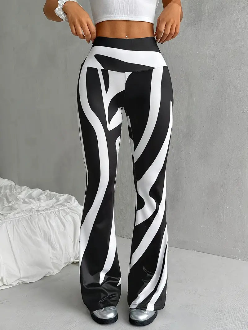 Pantalones Mujer Cintura Alta Elásticos Comodos - Vestiria